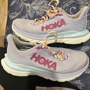 Hoka Women's Lavender and Pink Athletic Shoes